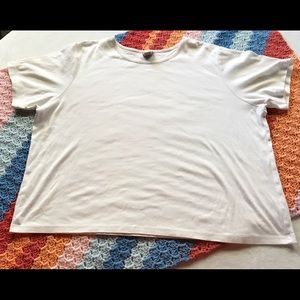 L.L. Bean Crew Neck Cream Blouse Women’s 3X